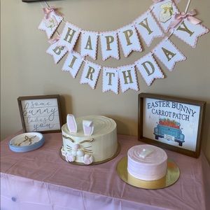 bunny party decor